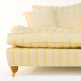 Duresta Lansdowne 2 seater sofa in Mariane Stripe Pale Gold